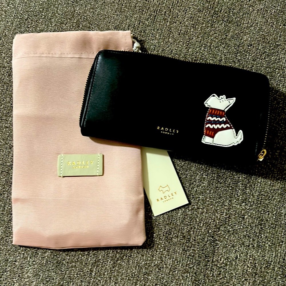 RADLEY LONDON Scottie Dog Large Zip Leather Wallet